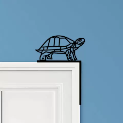 Turtle Door Corner Decor