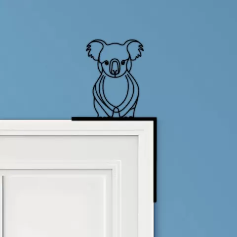 Koala Door Corner Decor