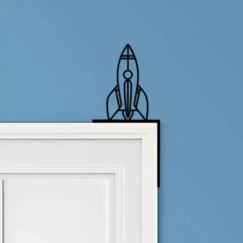 Rocket Door Corner Decor