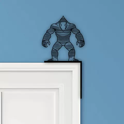 Yeti Door Corner Decor
