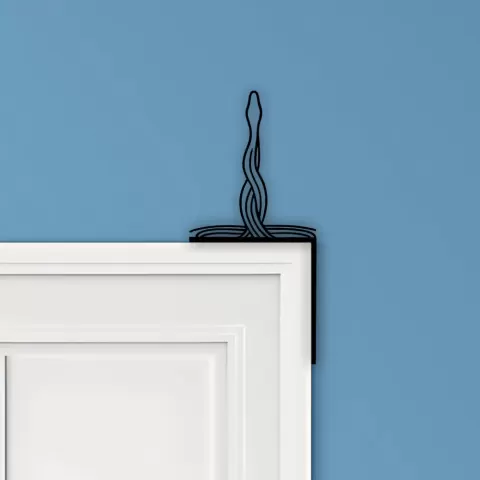 Snake Door Corner Decor