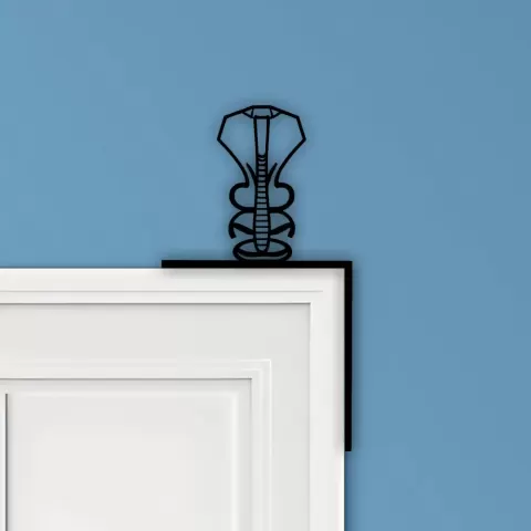 Snake Door Corner Decor