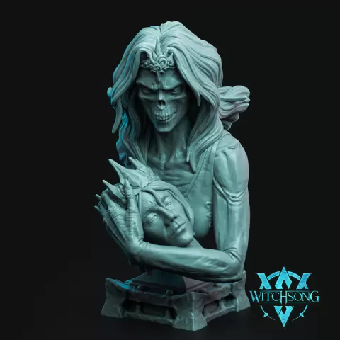 Bust - Banshee Queen by Witchsong Miniatures