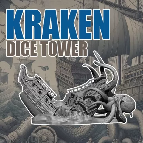 KRAKEN DICE TOWER by DRAGONSCAVE
