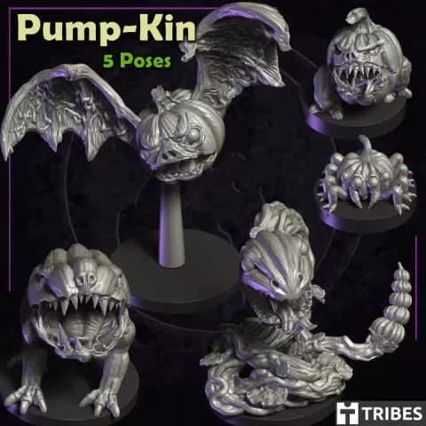 PUMP-KIN – Mutant Pumpkin Creatures by Dark-Platypus Studio