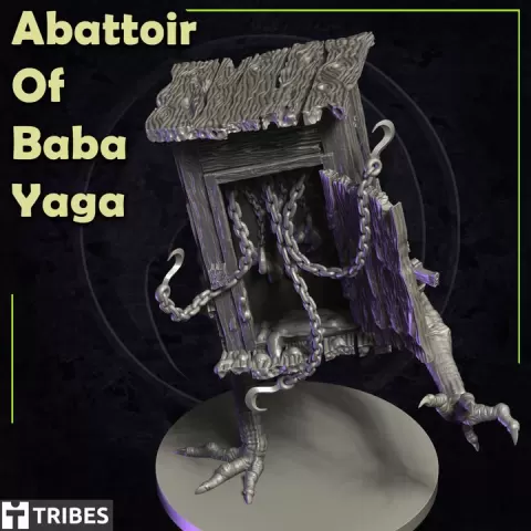ABATTOIR OF BABA YAGA – Chicken-legged Slaughterhouse Monster by Dark-Platypus Studio