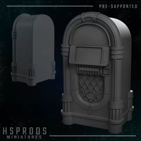 Old Jukebox by Hsprods Miniatures