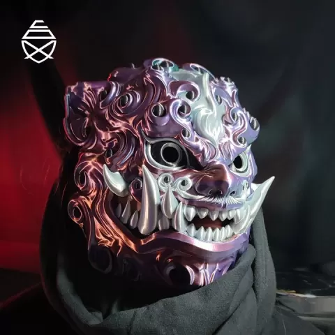 Foo Lion Mask by PipeCox