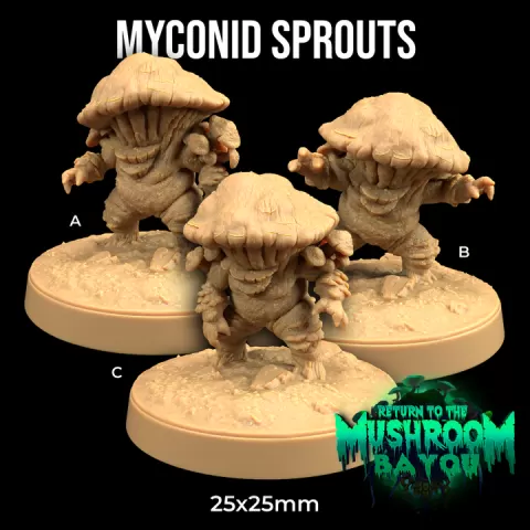 Myconid Sprout | PRESUPPORTED | Return To The Mushroom Bayou by The Dragon Trappers Lodge
