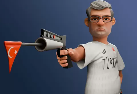 Turkish Sharp Shooter Olympics 3D print model - Khatri3D