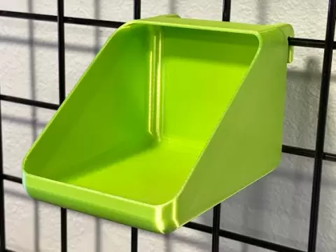 Gridwall Storage Bin Tray