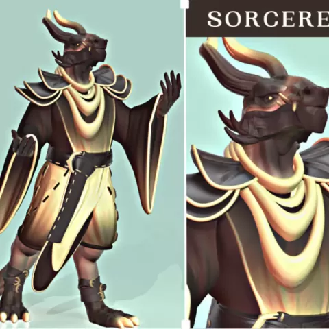 Dragonborn Sorcerer by M3DM