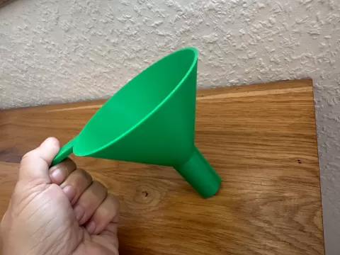 Fully Parametric Funnel with Air Vent & Handle