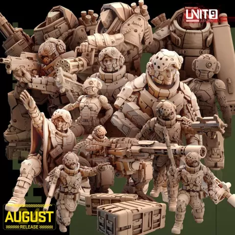 Cyberpunk models BUNDLE - A.R.C. UNIT - (August24 release) by UNIT9