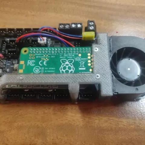 skr mini e3 + raspberry pi zero w board mount