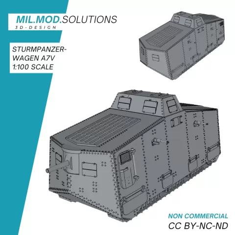 Sturmpanzerwagen A7V - Mil Mod Solutions
