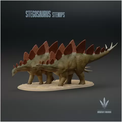 Stegosaurus stenops: Migration by Miniature Museum