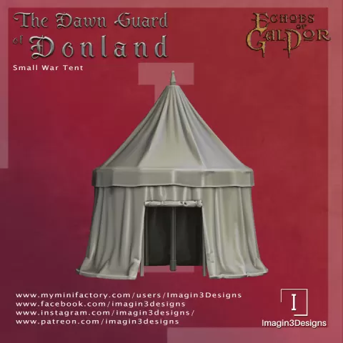 Small War Tent by Imagin3Designs
