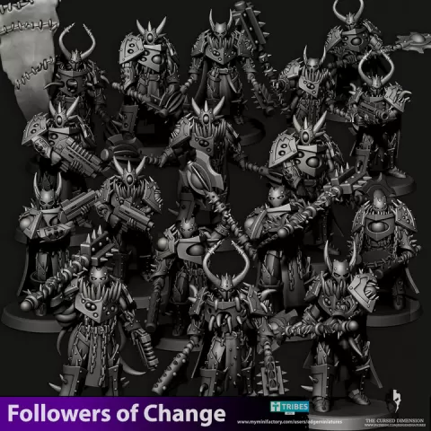 Chosen of Change - Followers of Change - 28mm by Edge Miniatures