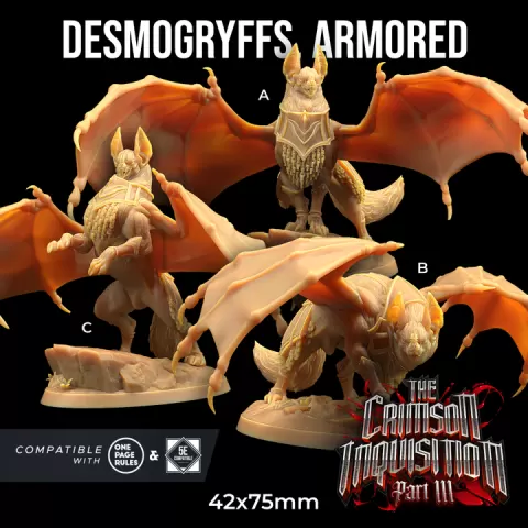 Desmogryffs | PRESUPPORTED | Crimson Inquisition Pt. 3 | Copperlock's Zoo by The Dragon Trappers Lodge