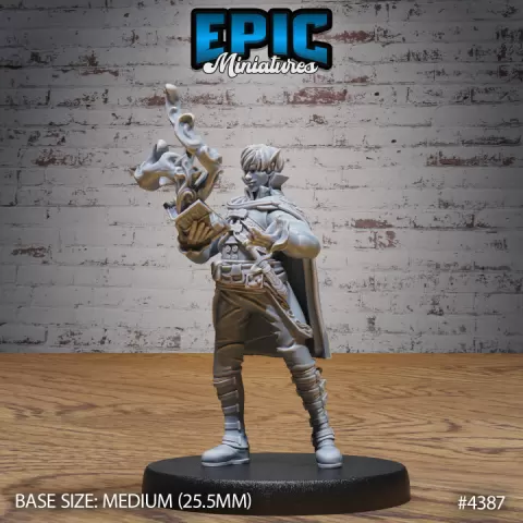 Elven Adventurer Magic / Ancient Male Elf / Elvish Warrior / Nature Guard / Mysterious Woodland Spirit / Forest Army by Epic-Miniatures