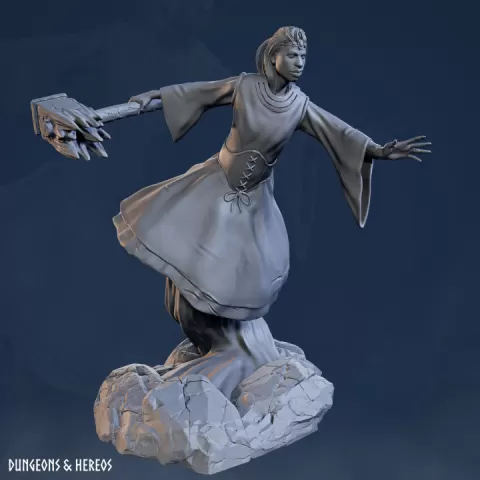 Genie - Djinn - Dao - Earth Dao - Jinn - Djinni - Genie - Ghost by A Bard's Tale