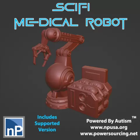 Modern Marvels - Cyberpunk/SciFi Medical Robot by nonPareil Institute