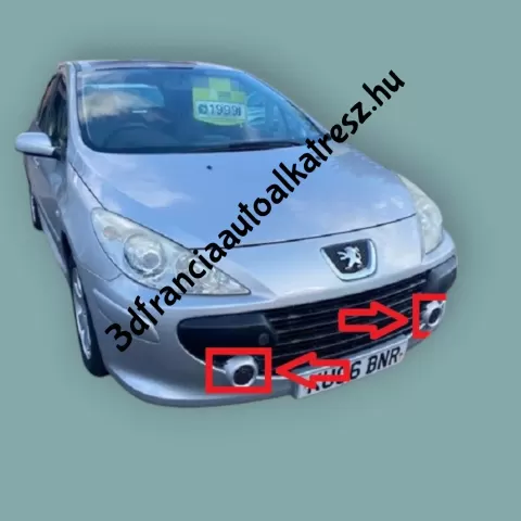 Peugeot 307 ködlámpa rács dugó 9654673377 ( 7414NT ) - "kozo"