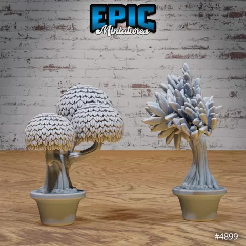 Bonsai v3 v4 / Eastern Temple Environment/ Asian Build Decoration / Martial Arts Arena Equipment / Monk Theme Item / Samurai Items / Ronin Encounter by Epic-Miniatures