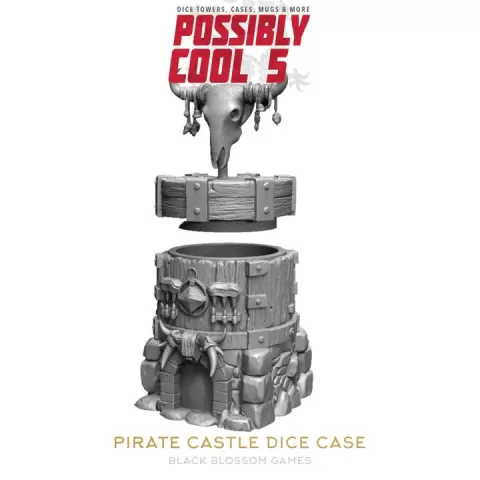 T5T02 Pirate Dice Case:: Cool Dice Towers 5 :: Black Blossom Games by Black Blossom Games