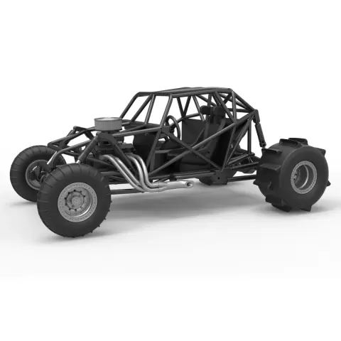 Sand dragster 4x4 Base Scale 1:25 - 3DTechDesign