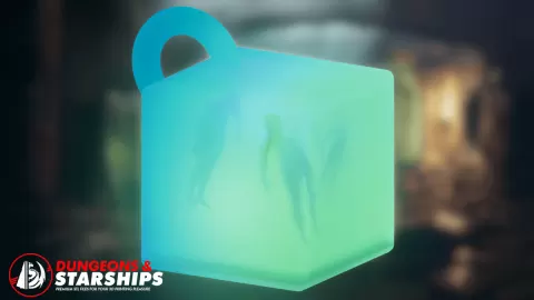 Gelatinous Cube Keychain - Dungeons & Dragons