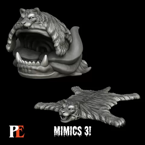 Tiger Rug Mimic by Printed Encounter