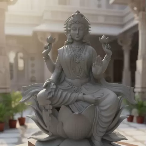 Lakshmi Mata 3D Printable Model