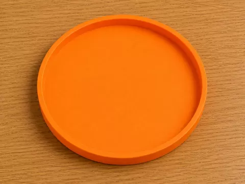 Basic coaster orange