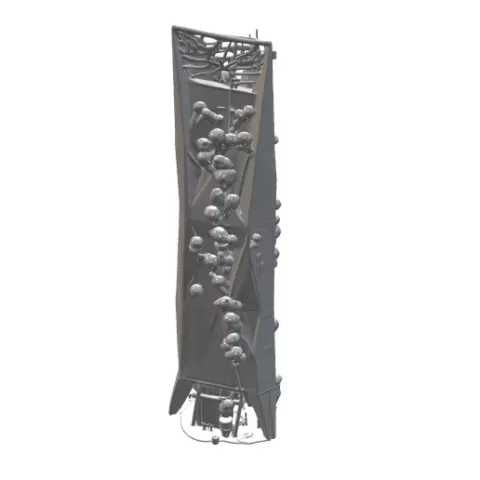 Twisted Spiral Bubble Cluster Tower STL 3D Architecture Model Skyscraper