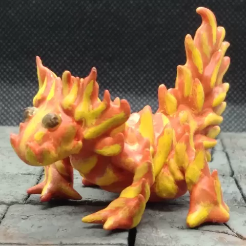 Fire Elemental Miniature - LostPage