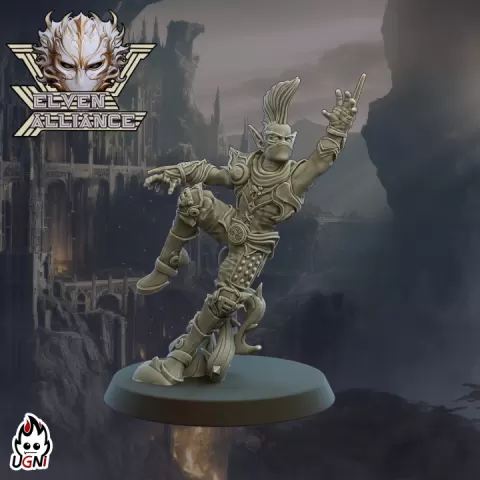 Catcher Elf #03 - Elven Alliance - Fantasy Football by UGNI Miniatures