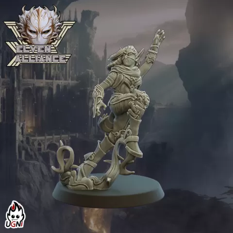 Catcher Elf #02 - Elven Alliance - Fantasy Football by UGNI Miniatures