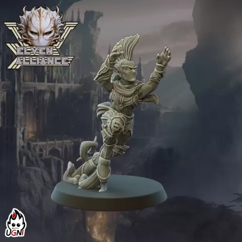Catcher Elf #01 - Elven Alliance - Fantasy Football by UGNI Miniatures