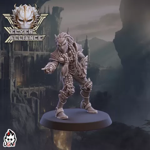 Lineman Elf #07 - Elven Alliance - Fantasy Football by UGNI Miniatures