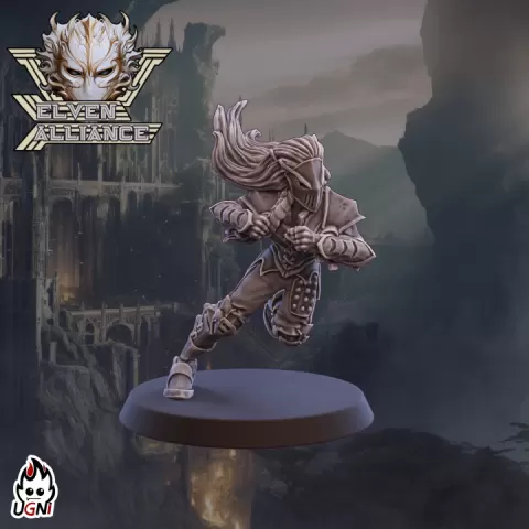 Lineman Elf #05 - Elven Alliance - Fantasy Football by UGNI Miniatures