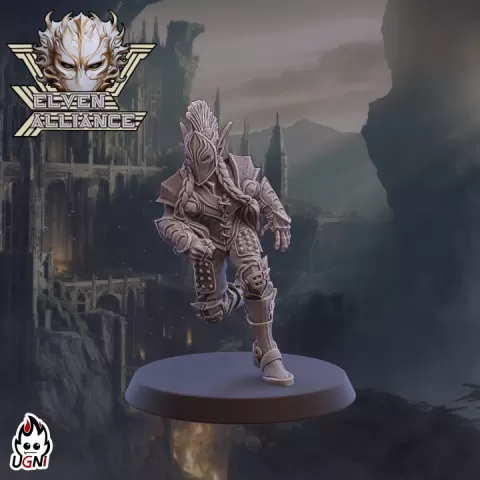 Lineman Elf #01 - Elven Alliance - Fantasy Football by UGNI Miniatures