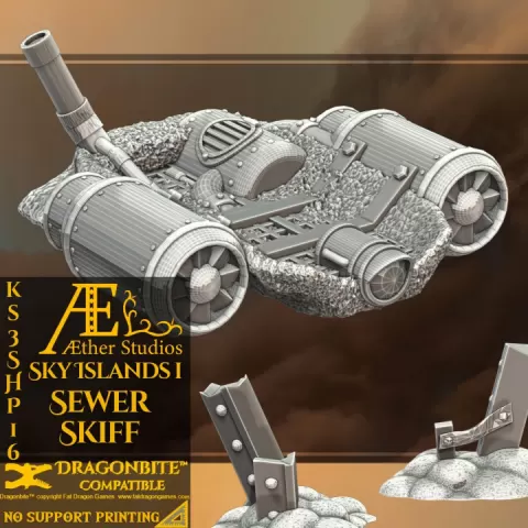 KS3SHP16 – Sewer Skiff by Aether Studios
