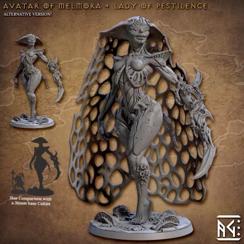 Melmora - Lady of Change and Pestilence (Rodburg Cultist of Melmora) by Artisan Guild