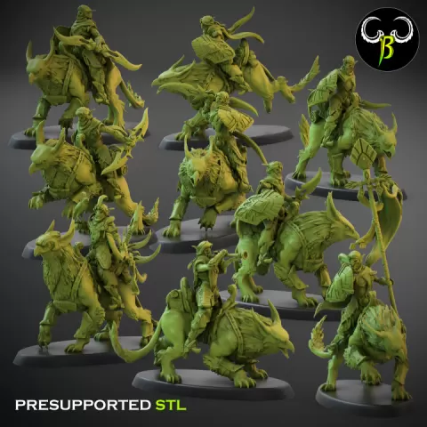 Sand Reaver Squad by ClayBeastCreation