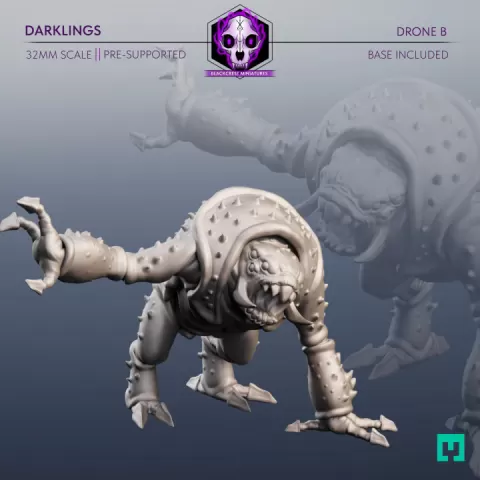 Darklings | Drone B by Blackcrest Miniatures