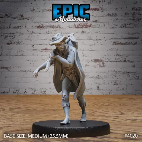 Villager Stranger / Male Bandit / Evil Thief / Human Character / Mysterious Colonist by Epic-Miniatures