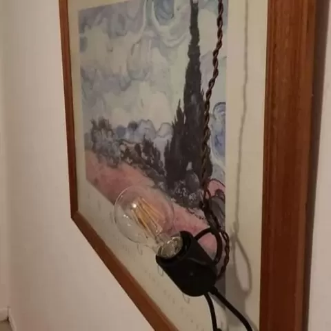 man lamp