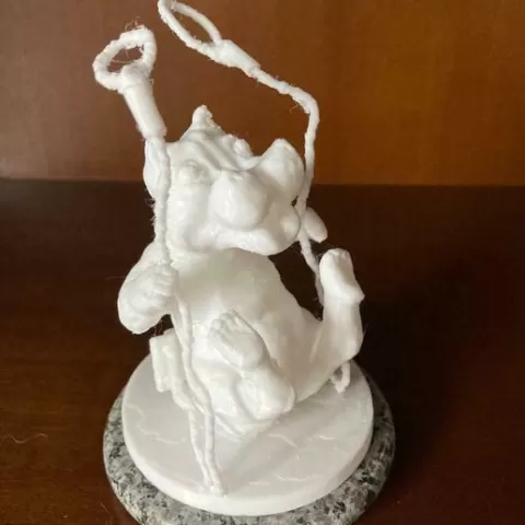 Hippo on swing